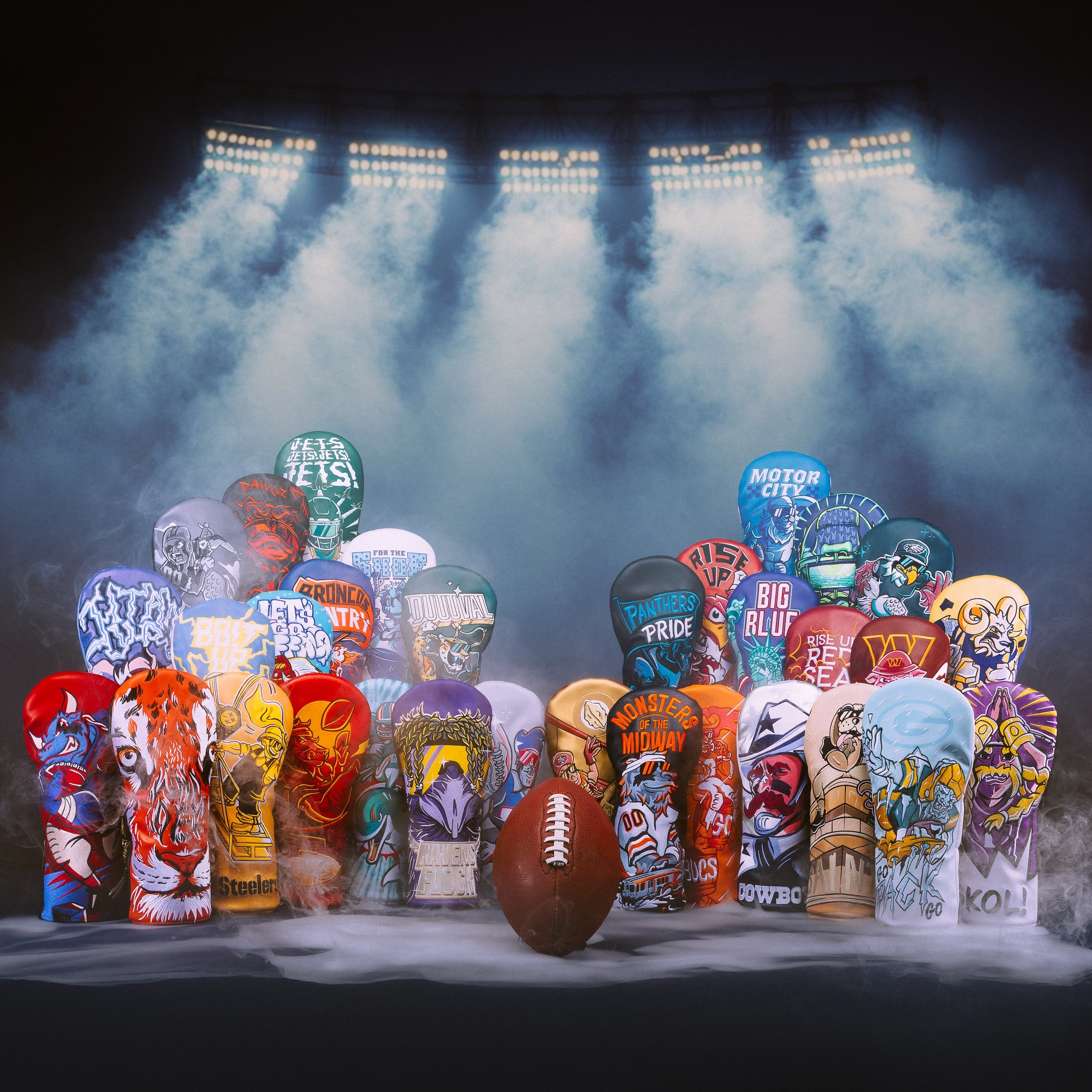 Swag Golf teams up with NFL for custom headcovers that bring stadium energy to the course
